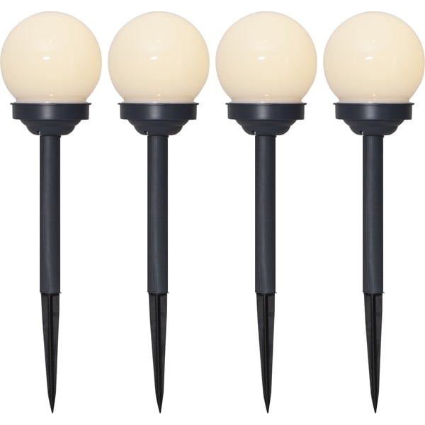 Set di 4 luci solari da esterno, altezza 27 cm Globus - Star Trading