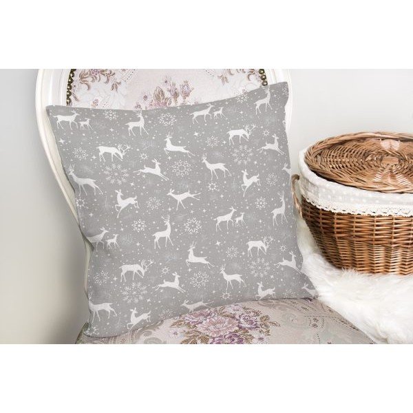Federa natalizia Renna, 42 x 42 cm - Minimalist Cushion Covers-image-2