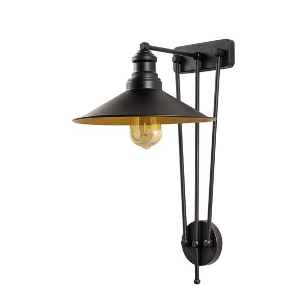 Lampada da parete in metallo nero Opviq luci Roso - Opviq lights
