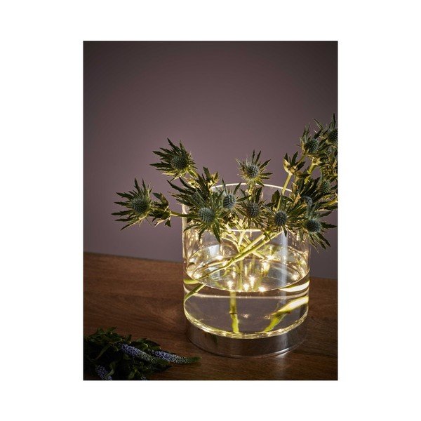 Vaso da tavolo con luce LED incorporata Bouquet, altezza 19 cm - Markslöjd-image-2