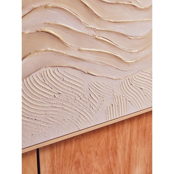 Dipinto in 3D con cornice inclusa/dipinto su tela 73x143 cm Astratto – Premier Housewares-image-4