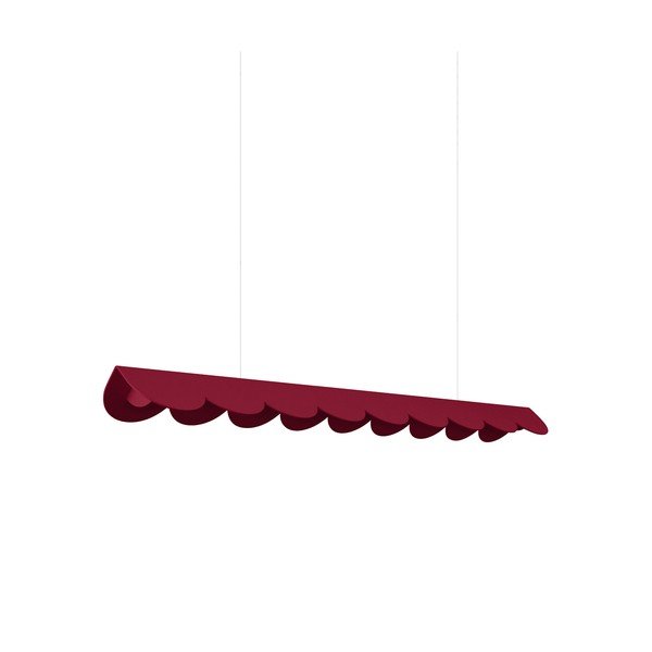 Lampadario LED burgundy in alluminio BISCUIT – Thoro