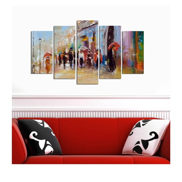 Dipinti in set di 5 pezzi 20x60 cm - Wallity-image-1