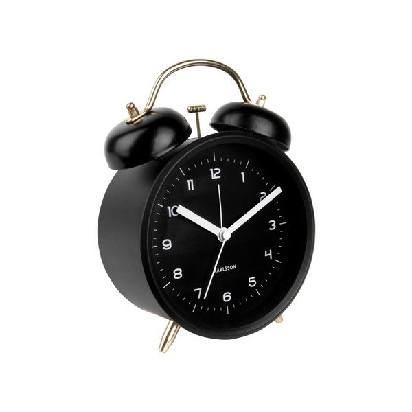 Sveglia a campana classica nera, ⌀ 14 cm - Karlsson