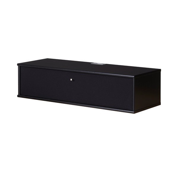 Mobile TV  nero in frassino 89x22 cm Mistral - Hammel Furniture-image-2