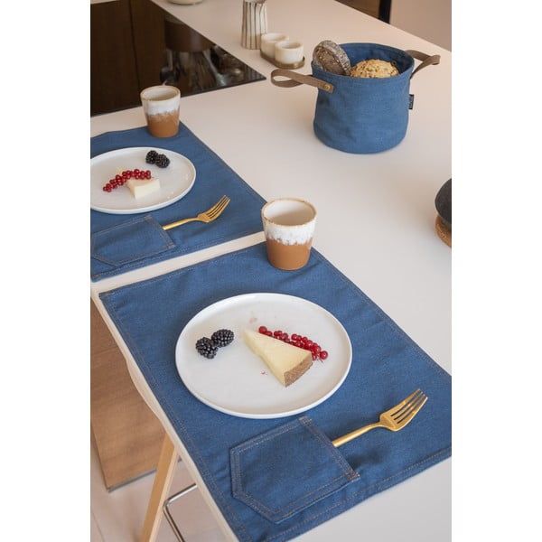 Tovaglietta in tessuto 45x33 cm Indigo – Tiseco Home Studio-image-1