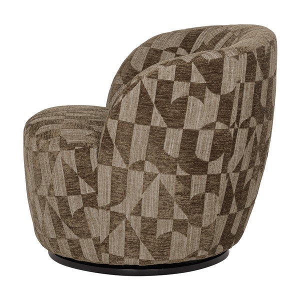 Poltrona color kaki girevole Serra – WOOOD-image-3