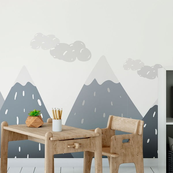 Adesivo murale Montagne giganti scandinave Dinka - Ambiance-image-1