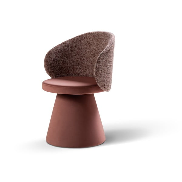 Poltrona rosa con rivestimento in velluto Inez – Micadoni -image-2