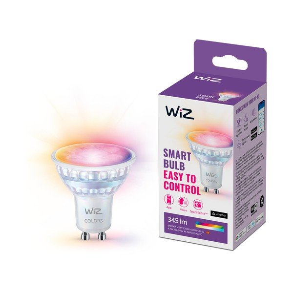 Lampadina smart LED con presa GU10, 5 W – WiZ