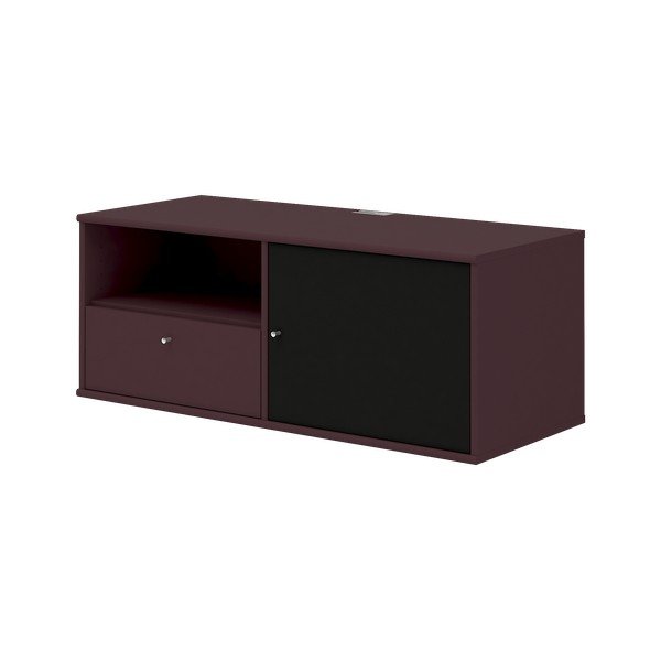 Cassettiera TV rosso vino 222 Mistral - Hammel Furniture-image-3