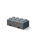 Scatola portaoggetti per bambini grigio scuro con 2 cassetti - LEGO®