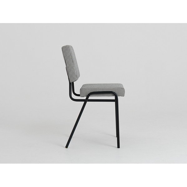 Sedia da pranzo bianca e nera Simple - CustomForm-image-2