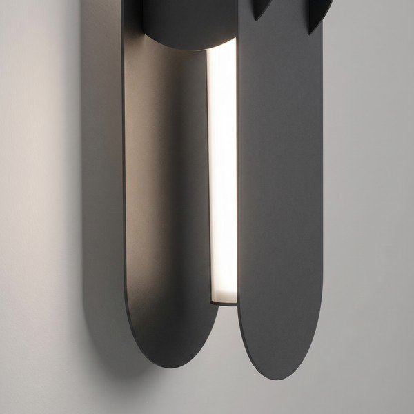 Lampada da parete LED nera in metallo CHAIN – Thoro-image-3