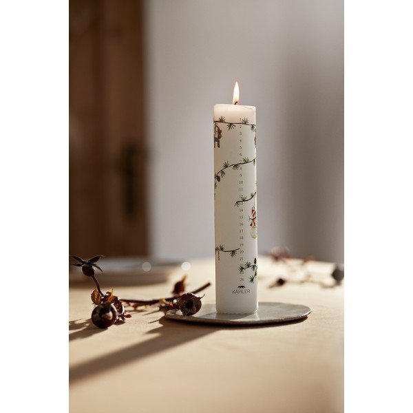 Candela a tema natalizio tempo di combustione 56 h Hammershøi Christmas 2025 – Kähler Design-image-2