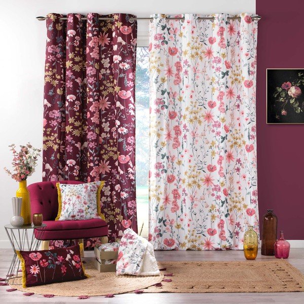 Tenda in velluto 140x240 cm Florabella - douceur d'intérieur-image-4