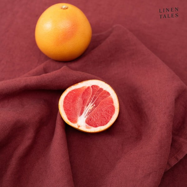 Strofinaccio in lino 45x65 cm Marsala – Linen Tales-image-1