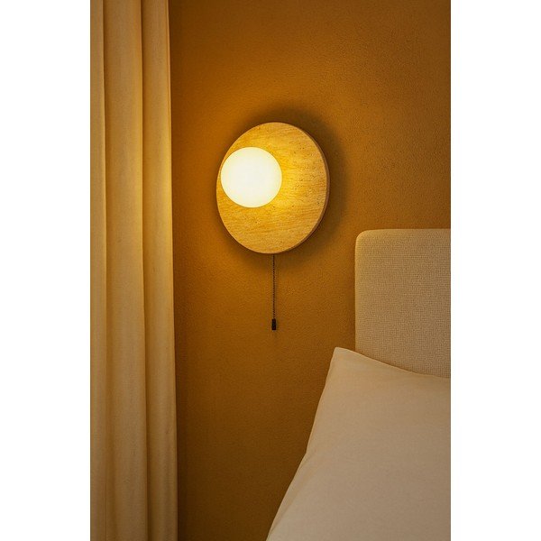 Lampada da parete beige in pietra ø 12 cm Hilde – Opviq lights-image-2