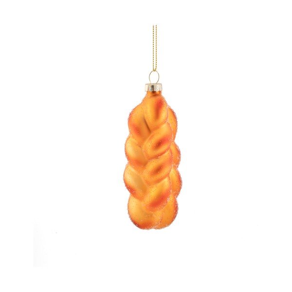 Decorazione per albero di natale in vetro 3,5 cm Plait Bread – Sass & Belle