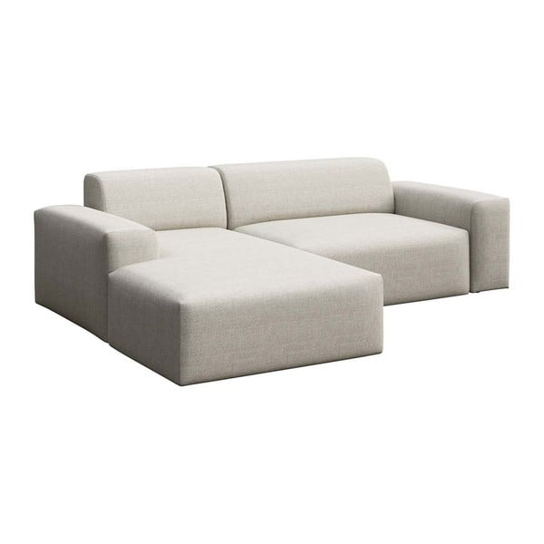 Divano angolare beige (con penisola a sinistra e chaise lounge) Villet – Rodier-image-2