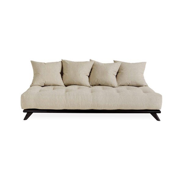 Divano Nero/Lino Beige Senza - Karup Design