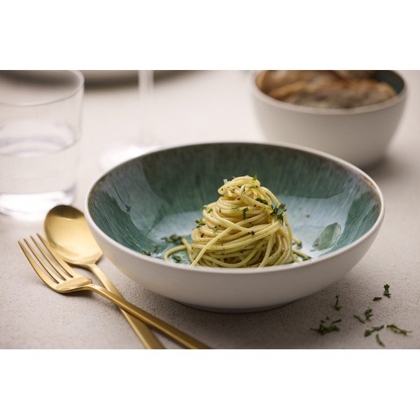 Ciotolina bianca/verde in gres 900 ml Gastro White/Green – Bitz-image-3