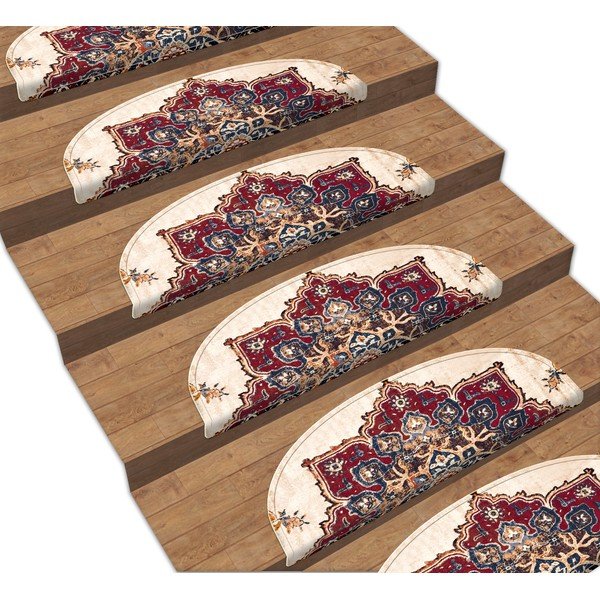 Gradini per scale in set da 16 pezzi 65x20 cm Floral Path - Vitaus-image-1