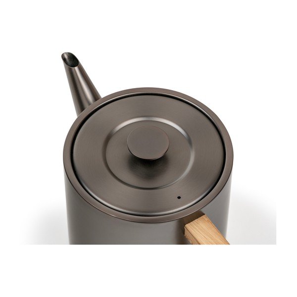 Teiera grigia in acciaio inox con filtro 1,1 l Duet Narvik – Bredemeijer-image-3