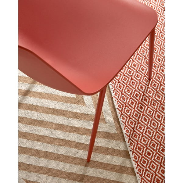 Sedia da pranzo arancione scuro Wassu - Kave Home-image-4