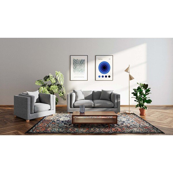 Divano grigio 195 cm Pomo - Ame Yens-image-1