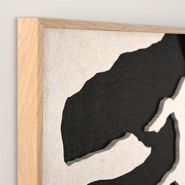 Dipinto in 3D con cornice inclusa/fonoassorbente 90x120 cm Frequency 2 – Malerifabrikken-image-2