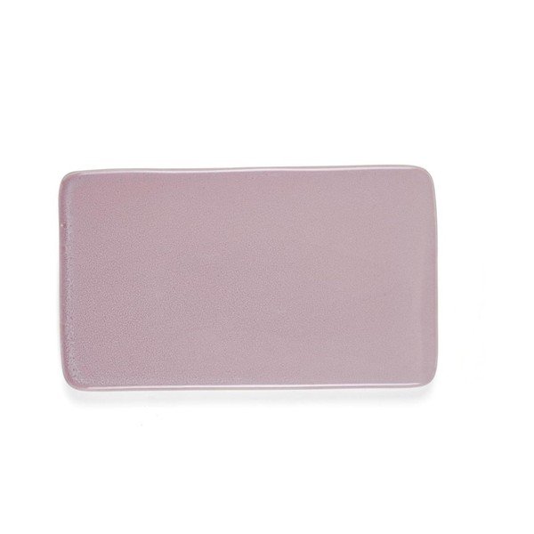 Vassoio da portata in gres rosa cipria Mensa, 22 x 12,8 cm - Bitz-image-1