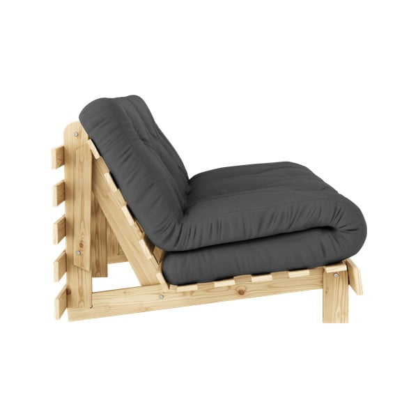 Divano grigio scuro allungabile 160 cm Roots – Karup Design-image-4