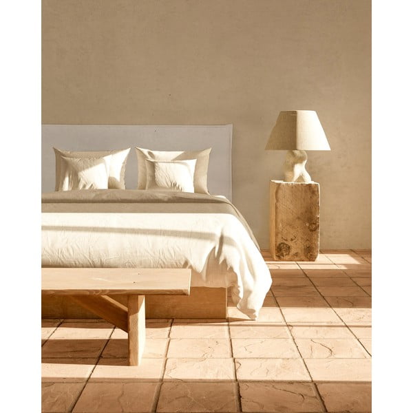 Testata imbottita beige 160x100 cm Edmond - Really Nice Things-image-1