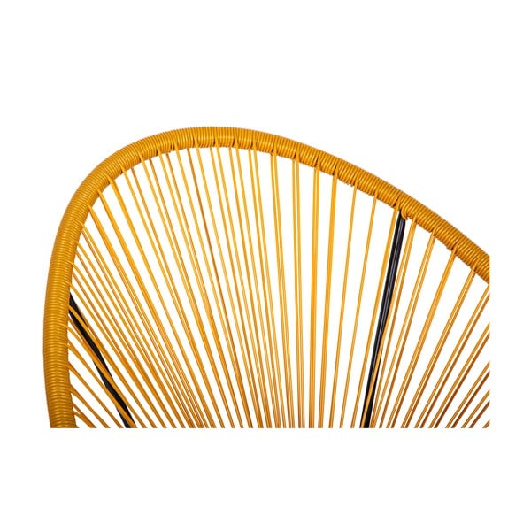 Poltrona da esterno gialla in metallo/in plastica Avocado Comfort – Bonami Selection-image-4