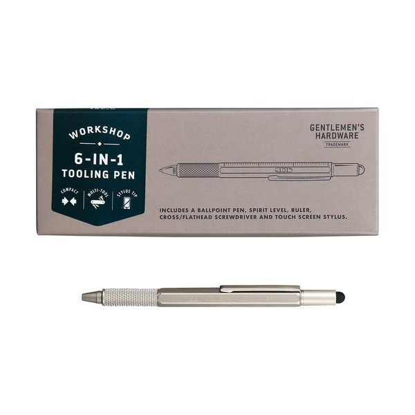 Penna multifunzione Gentlemen's Hardware argento 6 in 1 - Gentlemen's Hardware-image-2