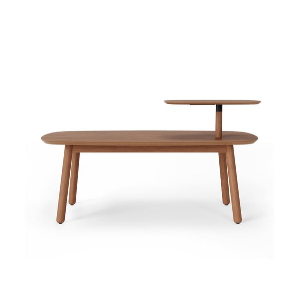 Tavolino in faggio marrone 56x120 cm Swivo - Umbra