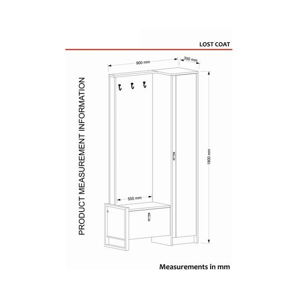 Armadio con specchio in legno di noce Ratto Lost - Tera Home-image-3