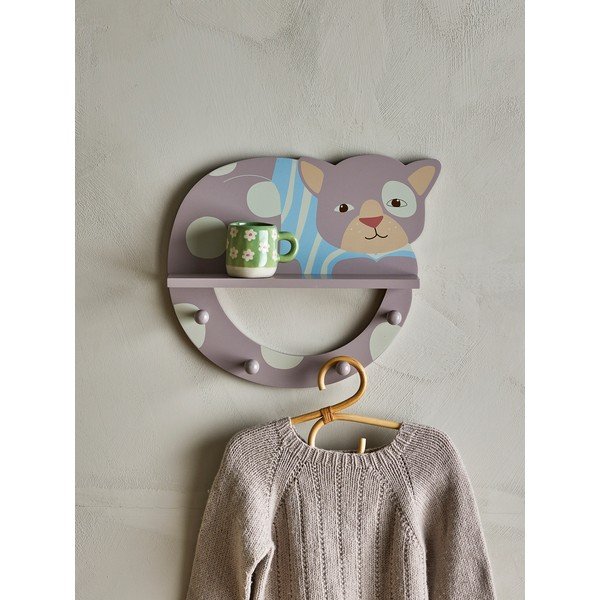 Appendiabiti per bambini grigio da parete 36x31 cm Mille – Bloomingville Mini-image-2