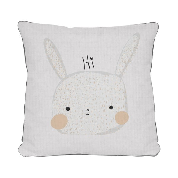 Cuscino bianco , 45 x 45 cm Hi Rabbit - The Wild Hug