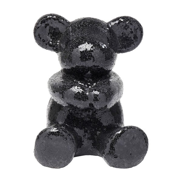 Statua decorativa nera dell'abbraccio dell'orsetto - Kare Design