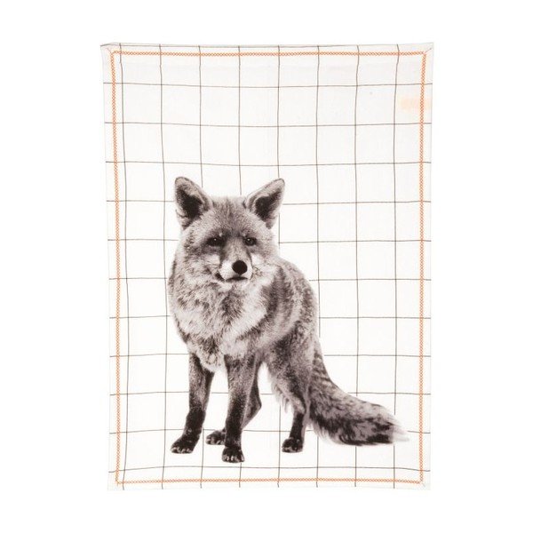 Kuchyňská utěrka Grid Fox, 50x70 cm