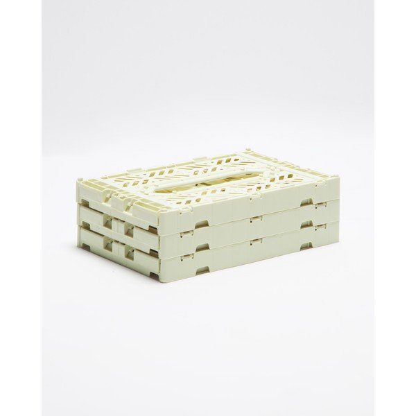 Set di 3 scatole gialle Caja - Little Nice Things-image-2