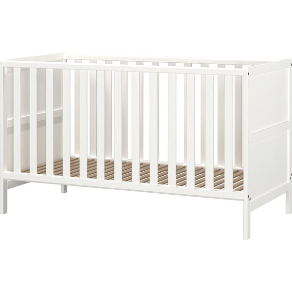 Lettino bianco in faggio massiccio 70x140 cm Alkmaar – Germania-image-3