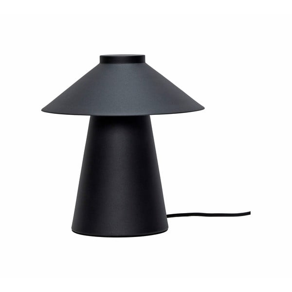 Lampada da tavolo in metallo nero Chipper - Hübsch