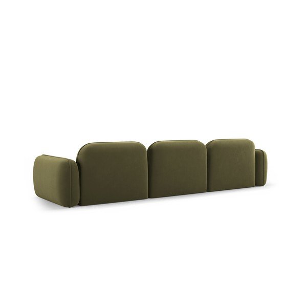 Divano in velluto verde 320 cm Audrey - Interieurs 86-image-3