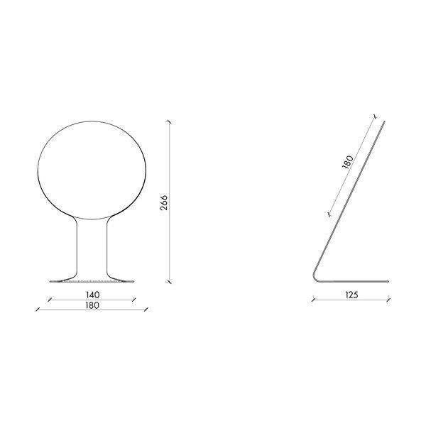 Specchio per make-up 18x26,5 cm Feys – noo.ma-image-3