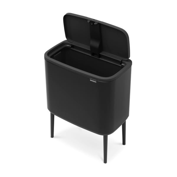 Cestino per la spazzatura in acciaio in nero opaco touch 36 l Bo Touch Bin – Brabantia