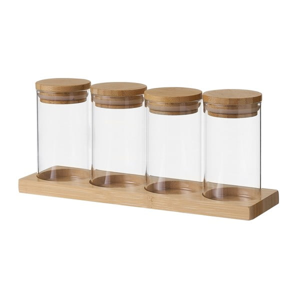 Set di 4 spezie con supporto 220 ml - Casa Selección