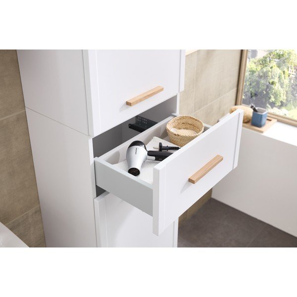Mobile per bagno bianco 184x45 cm Quickset 383 – Pelipal-image-4